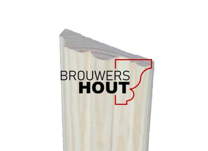 Grenen architraaf AG008-70o 18x70mm onbehandeld