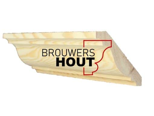 Grenen gootlijst GG098-115 22x115mm