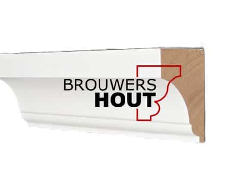 Hardhouten gootlijst G058-90 55x90mm