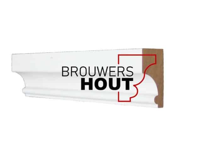 Hardhouten gootlijst G099-67 34x67mm