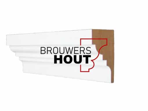 Hardhouten gootlijst G037-95 55x95mm