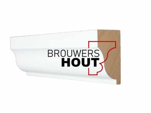 Hardhouten gootlijst G018-95 54x93mm