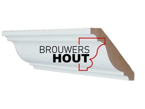 Hardhouten gootlijst G098-115 22x115mm