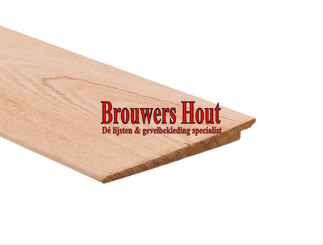 brandwonden Ru precedent Western Red Cedar PEFC zweeds rabat RD053-145 afm. 20x145mm - Brouwers Hout  - De specialist in lijstwerk & gevelbekleding