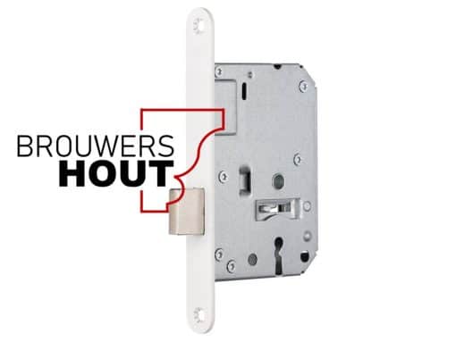 Binnendeur klavierkastslot Wit DM50 1256/2