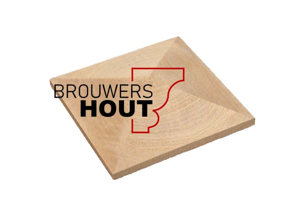 Hardhouten piramide 30×120×120mm (d×b×l)