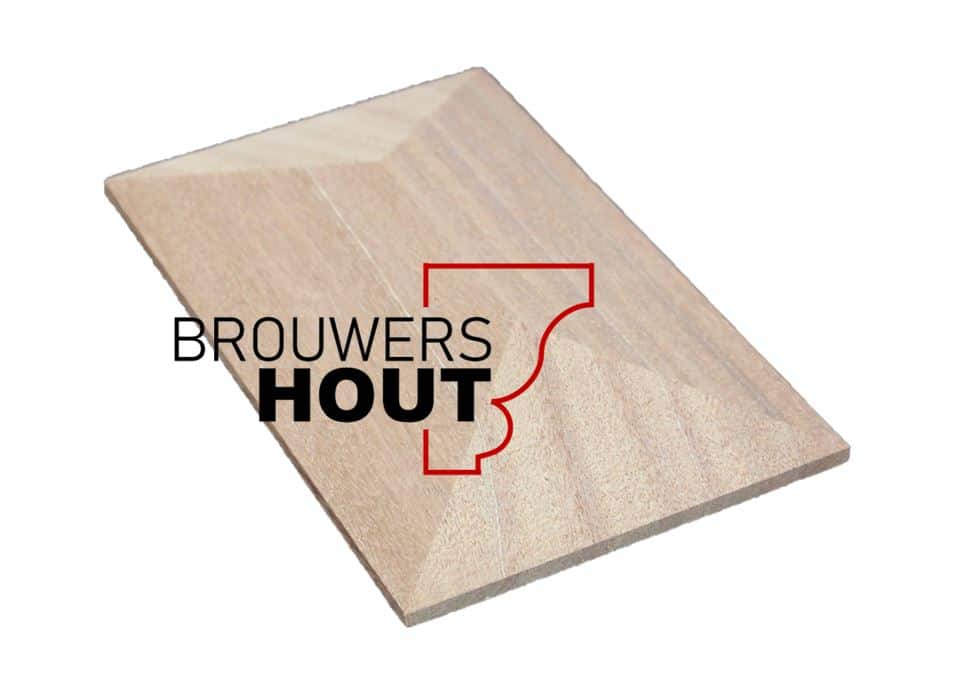 Hardhouten piramide 30×120×200mm (d×b×l)