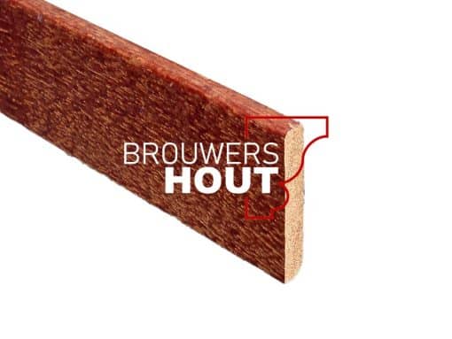 Hardhouten plint blank gelakt 12x68mm
