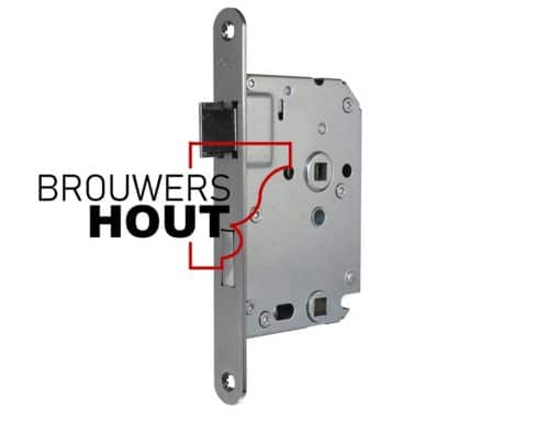 Binnendeur vrij/bezetslot RVS 1264/4