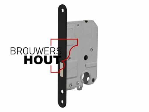 Binnendeur cilinderkastslot zwart DM50 1258/2