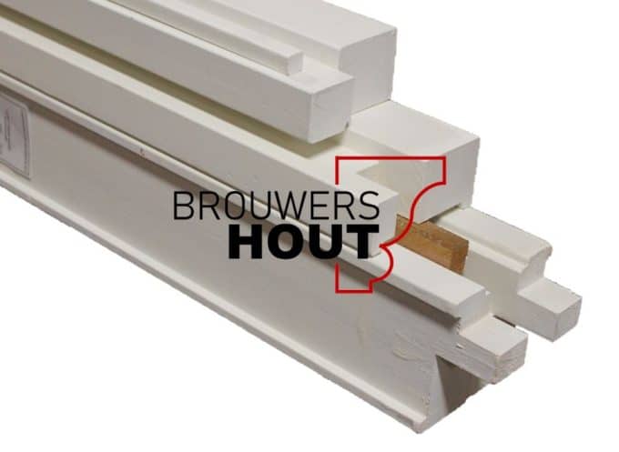 Hardhouten binnendeurkozijn stomp FSC 56x90mm met bovenlicht