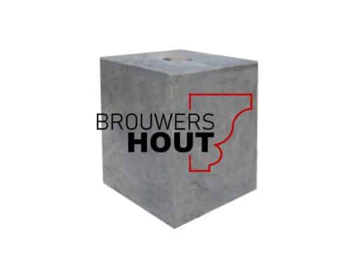 Hardstenen sokkel recht 190x190mm