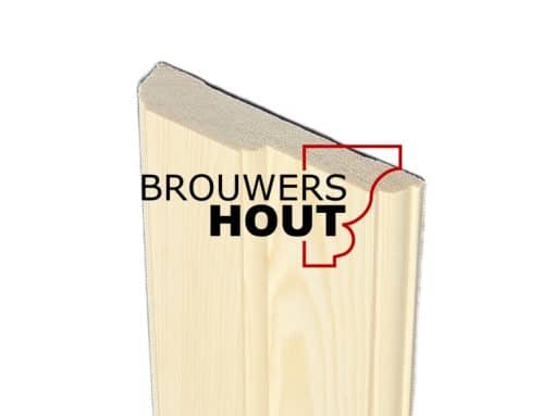 Grenen architraaf AG001-80o 18x80mm onbehandeld