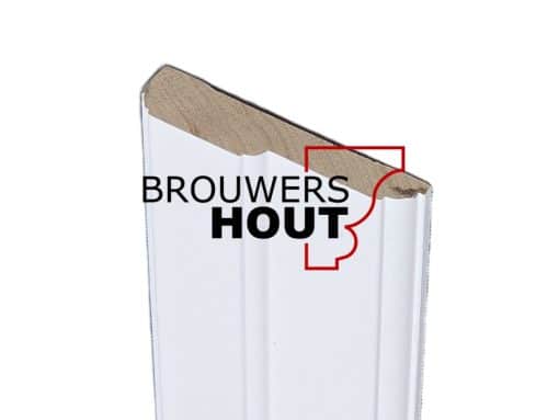 Hardhouten architraaf A001-80 18x80mm