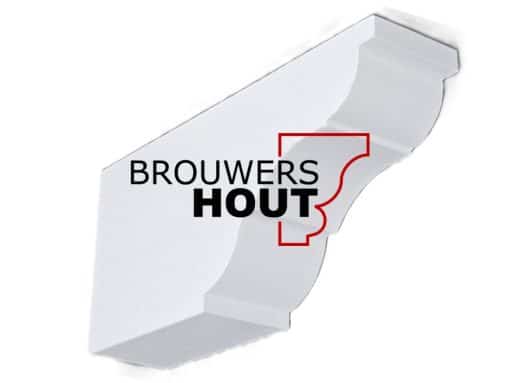 Hardhouten gootklos GK062 67x138mm BxH