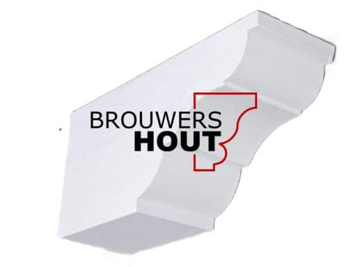 Hardhouten gootklos GK062 90x138mm BxH