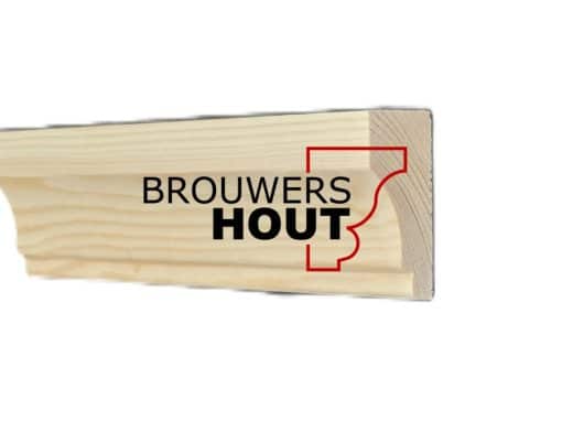 Grenen kraallijst GG026-68 28x68mm