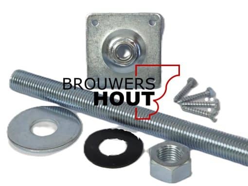 Montageset kolom-sokkel M16 verstelbaar